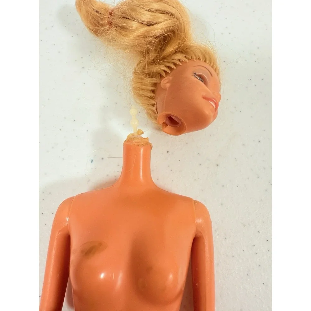 2 Vintage 1980 Winking Western Barbie Doll as is Nude TLC Twist n Turn